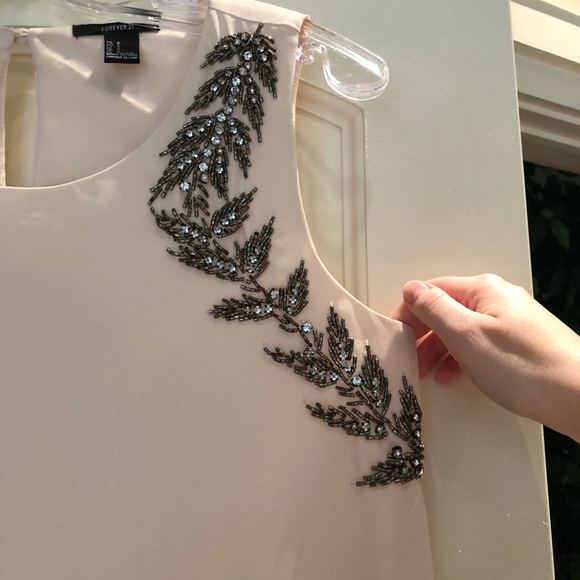 Cream Beaded Blouse - Picture 2 of 9